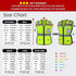Reflective Vest for Women, Mesh Womens Safety Vest with 11 Pockets and Zipper, Hi Vis Neon Construction Work Vest for Lady Surveyors/Workers, Snug...