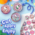 30 x Edible Cupcake Toppers – Cute Pink Cat Inspired Party Collection of Edible Cake Decorations | Uncut Edible on Wafer Sheet...