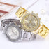 Women Quartz Watches Ladies Casual Wrist Watch Classic Analog Crystals Stainless Steel Watch Gift...