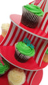Cupcake Stands, 3 Tier Themed Cupcake Stands, Cupcake Serving Holders (Carnival)...