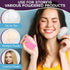 2Pcs Talcum Powder Brush with Holder - Dusting Powder with Puff for Women Set, 3.6x2.45 Pink and Blue Colors, Easy to Clean and Store, Gentle and ...