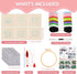 Hanaive 20 Pcs Punch Needle Kit Embroidery Needle Coasters Kit for Children Adult Beginner DIY Mug Tufted Rug Making Set......
