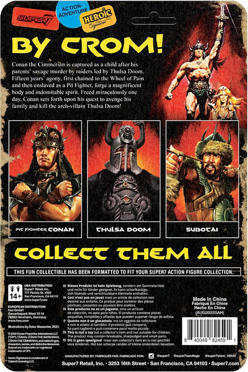 Super7 Conan The Barbarian Thulsa Doom - 3.75" Conan Action Figure with Accessories Classic Movie Collectibles and Retro Toys...