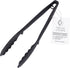 Kitchen Tongs for Cooking & Serving - Heat Resistant 66 Nylon, Non-Slip Grip, Slim Lightweight, Small, Easily Picks Up Small Foods, Dishwasher Saf...