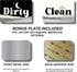 Boho Decor Dishwasher Magnet Clean Dirty Sign, Strong Clean Dirty Magnet for Dishwasher, Universal Dirty Clean Dishwasher Magnet Indicator for Kit...