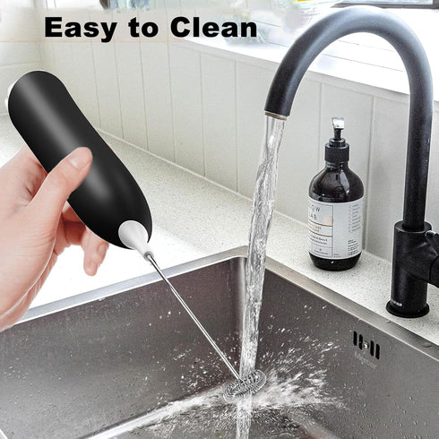Milk Frother Rechargeable, Handheld Milk Frother, Electric Whisk Beater Foam Maker,USB Rechargeable Frother,Mini Drink Mixer and Coffee Blender Fr...