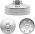 Model 904 Oil Filter Wrench, 79mm 15 Flute Filter Removal Cup Wrench, Oil Filter Cap Removal Socket Tool...