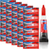 Super Glue, 30-Pack Single-Use Tubes 3 Gram Each, Super Fast, Liquid & Strong Adhesive Superglue, Glue for Hard Plastics, DIY Craft, Ceramics, Fra...