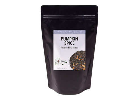 Pumpkin Spice, Loose Leaf Flavored Black Tea - Pumpkin, Cinnamon & Holiday Spices - Caffeinated | bulk 8oz, 80-100 cups | The Spice Hut, First Sip...