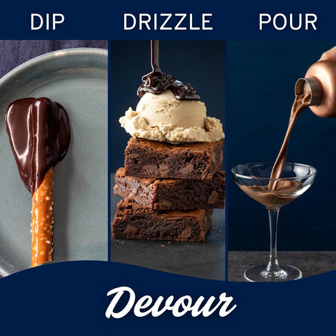 Sunday Night Founder’s Reserve Sweet + Rich Chocolate Sauce - Homemade Premium Chocolate, Brownie Flavor with Vanilla & Caramel, Luxurious Hot Fud...