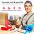 3.8?Mini 3D Multi-Angle Measuring Square Ruler, WT102A High Precision Hole Scribing Woodworking Tools, 0-90° Aluminum Alloy Carpenter Square Wood ...