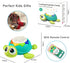 Baby Toys 6-12 Months, 5 in 1 Musical Projector Turtle Crawling Toys Tummy Time Infant Baby Toys 0-3 3-6 7 8 9 12-18 Months 1 Year Old Boy Toys Gi...