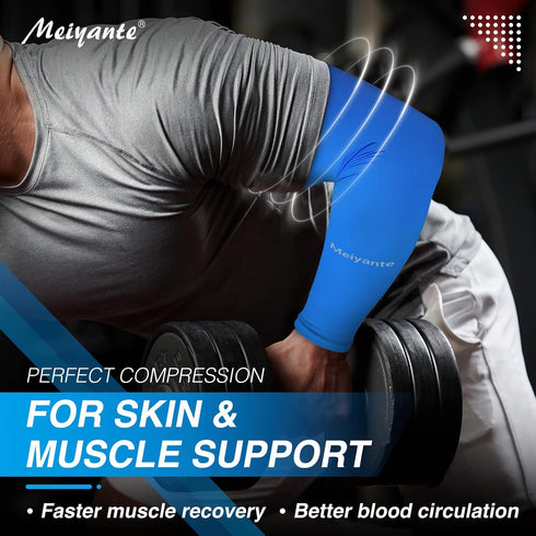 Arm Sleeves for Men Women Work 1 Pair UV Sun Protection UPF Long Sleeves Tattoo Cover Up Sleeves to Cover Arm Sleeves Cooling...