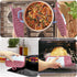 Pot Holders Set of 3 Silicone Printing Non Slip Heat Resistant, Yarm-Dyed Hot Pads Cotton Home Kitchen Cooking Barbecue Microwave Women Men Machin...