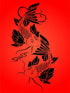 Koi Fish Stencil, 8 x 15 inch (L) - Asian Oriental Carp Fish Animal Pond Wall Stencils for Painting Template...