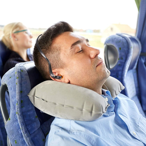 Hiboom 96 Pieces Banded Ear Plugs with Neck Band Silicone Hearing Bands Earplugs and Replacement Ear Buds for Shooting, Noise, Sleeping, Studying ...