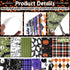 Reofrey 24 Sheets Halloween Pattern Paper Set, 6"x6" Scrapbook Paper Pad Single-Sided Pattern Paper Pack, Scrapbooking Supplies Kit Craft Paper Gh...