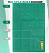Density-upgraded 9"x12" Self Healing Cutting Mat, Idemeet Rotary Sewing Mat for Crafts, 5-Ply Blade Table Protector Cut Board for Fabric Leather C...
