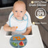 RYANSHOP Suction Plates for Baby - Silicone Baby Plates with Suction First Meal Baby Suction Plate Suction Plates for Toddlers Kids...