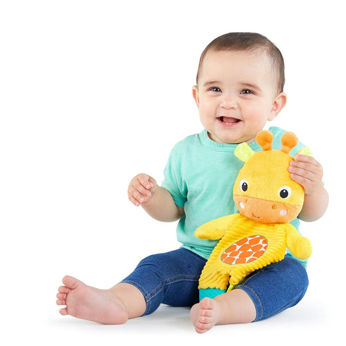 Bright Starts Snuggle & Teethe BPA-free Crinkle Teething Plush Baby Toy - Giraffe...