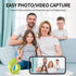 Upgrade TikTok Ring, Kindle Holder with Remote Page Turner, TIK Tok Scrolling Ring, Bluetooth Camera for iPhone, iPad, iOS Android Cell Phone-Gree...