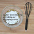 high temperature and easy to clean silicone whisk, stirrer, 10 inch, grip good grip design for Blending Whisking Beating Stirring Cooking Baking (...