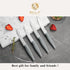 Steak Knives Set of 4,Stainless Steel Steak Cutlery Sets,4.5 In Sharp Blade Rust-proof Steak Knife with Serrated Edge, Dishwasher Safe Steak Knive...