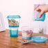 INOGIH Cereal On the Go Cups Breakfast-Portable Drink-Cup Cereal To-Go Container-Cup with Spoon (Blue)...