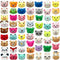 60 PCS Mini Animal Plush Toys Set Cute Small Animal Stuffed Toy Keychain for Party Favors Keychain Ornament for Goody Bag Easter Egg Stuffers Carn...