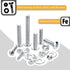 Mr. Pen- Bolts, Nuts, and Washer Assortment Kit, 113 pcs, Nuts and Bolts Assortment Kit, Assorted Nuts and Bolts, Nut Bolt and Washer Assortment, ...