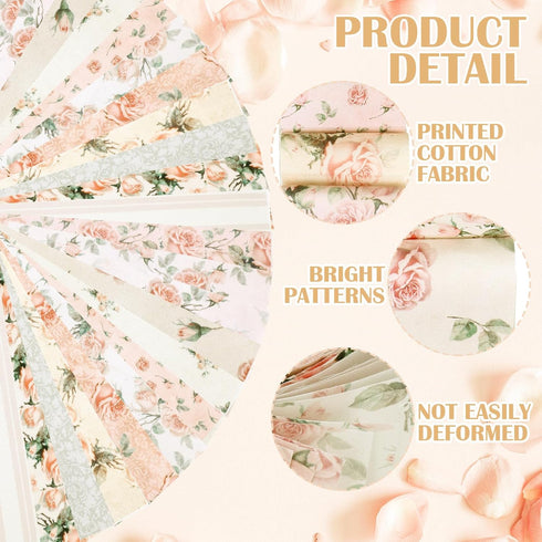 Ganeen 200 Pcs 2.56 Inch Sunflower Fabric Multicolor Patchwork Roll Solid Color Precut Quilting Strips Bundles Roll up Craft for DIY Quilting, and...