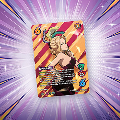 Universus My Hero Academia: Girl Power Booster - 11 Card Hanging Pack, Deck-Building Card Game, Powerful Female Characters, Includes Foil Card...