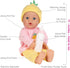 ADORA 11" Soft Cuddly Baby Doll with Blue Eyes, Blonde Hair, Bottle, Beanie, Pink/Yellow - Amazon Exclusive...