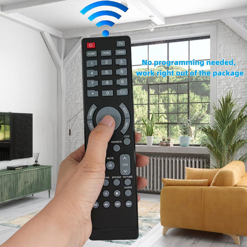 Replacement Remote Control fit for Insignia NS24E730A12B NS-F27C NS-L55X-10A NS-39L700A12 NS-L19Q-10A NS-24E340A13 NS-32E440A13 NS-40L240A13A LCD ...