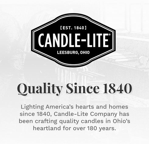 Candle-lite Scented Candles, Creamy Vanilla Swirl Fragrance, One 10 oz. Three Wick Aromatherapy Candle with 20-40 Hours of Burn Time, Off-White Co...