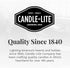 Candle-lite Scented Candles, Creamy Vanilla Swirl Fragrance, One 10 oz. Three Wick Aromatherapy Candle with 20-40 Hours of Burn Time, Off-White Co...