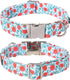 Lionet Paws Design Dogs Collar Cute Flower Sailor Bow Dog Collars for Girl Female Medium Large Dogs with Rose XL...