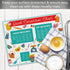 Cut N' Funnel Quick Conversion Measurement Chart on Flexible Cutting Board Mat Made in the USA of BPA Free Food Grade Plastic...