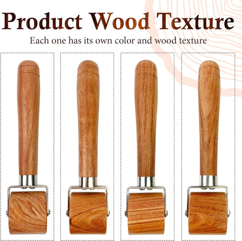 Savina Quilting Seam Roller, Wooden Pressing Roller, Easy to Grip Handle Tools for Quilting, Sewing, Wallpaper, Home Decoration....