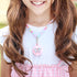 Cute Airtag Necklace Holder for Kids Girls, 2 Pack Butterfly Case Cover for Apple Airtag......