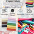 | Poplin Fabric | for Sewing | by The Yard | 60" Wide Roll | Beginner Friendly Fabric | Sewing Projects Material, Arts and Crafts Supply (Aqua, 2 ...