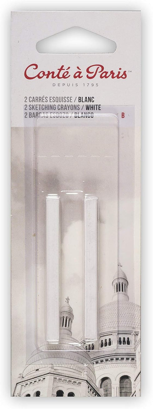 Conté à Paris B 2 Count Sketching Crayons, White...