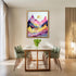 Posterizer 1 pcs-colorful mountains and the sun surreal scene-Abstract & Modern Art-Landscape & Nature Art-Gift for Nature, Surfers and Beach Love...