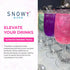 Snowy River Edible Pink Cocktail Glitter - All Natural Edible Beverage Glitter for Cocktails, Wine, Champagne & Soda, Perfect for Parties or Dusti...