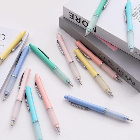 Ball Point Pen Black Ink Ballpoint Pens with Super Soft Grip Medium Point 1.0mm Office Pens (6 pack)...