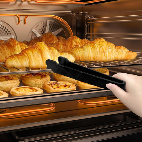 Oven Rack Push Pull Tool, Multifunctional Rack Oven Push and Pull Clip, Ideal Small Kitchen Push and Pull Tool for Kitchen Oven, Toaster Oven, Air...