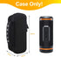 BOVKE Carrying Case for Bushnell Wingman 2 /Bushnell Wingman Golf GPS Bluetooth Speaker, Extra Mesh Pocket for Charging Cords and Accessories, Bla...