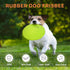 PrimePets Dog Frisbees, 2 Pack, 7 Inch Dog Flying Disc, Durable Dog Toys, Nature Rubber Floating Flying Saucer for Water Pool Beach, Orange and Gr...