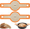 Sourdough Silicone Bread Sling - Non-Stick & Easy Clean Silicone Bread Mat for Dutch Oven. Reusable With Extra Long Handles Silicone Bread baking ...