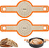 Sourdough Silicone Bread Sling - Non-Stick & Easy Clean Silicone Bread Mat for Dutch Oven. Reusable With Extra Long Handles Silicone Bread baking ...